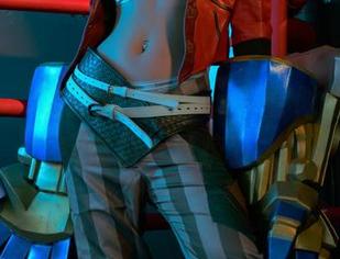 Umeko J最新女天狗cos，看似俏皮，其实透着一丝疯狂。