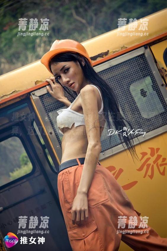 推女神 - 徐妍馨Mandy又在更新天使写真，这打扮真让人想问：你是几号天使？