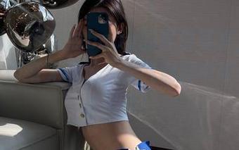 微密圈 - 黎允熙baby的夏日写真，被蚊子围攻却毫无畏惧，霸气侧漏中带着牛仔裤风暴！